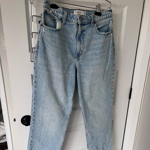 Abercrombie 90s straight ultra high rise jeans